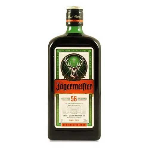 Jagermeister with cork